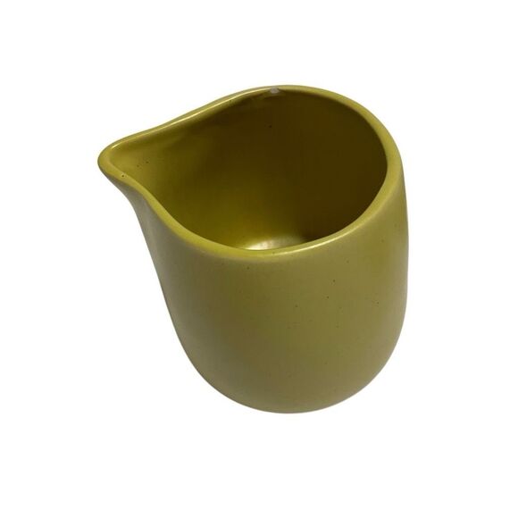 Crate & Barrel Creamer and Sugar Bowl. Signed B. Eigen. Pea green - Picture 5 of 16